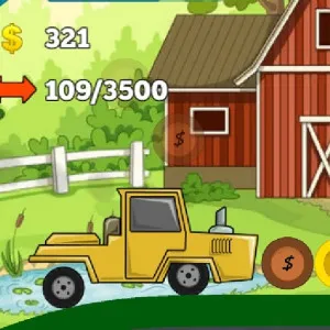 2D Tractor Hill Climb