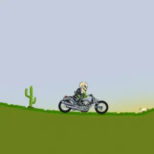 Motor Bike Hill Racing 2D